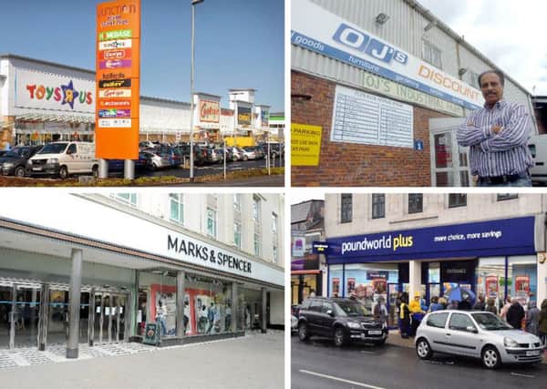 A collage of four shops that closed in Portsmouth in 2018 PPP-191202-151632003