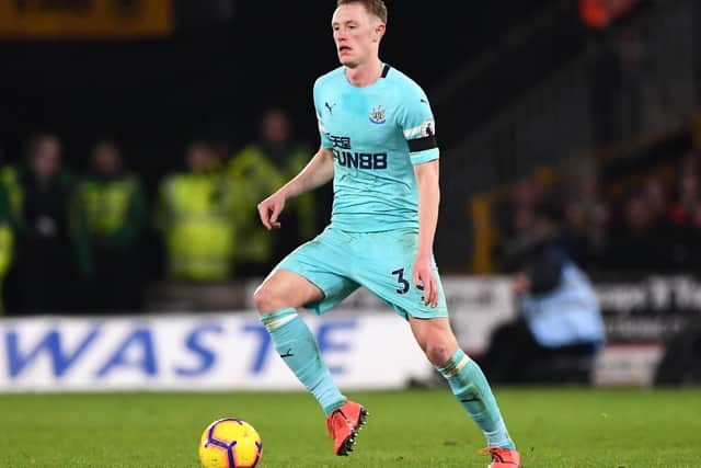 Sean Longstaff in action for Newcastle at Wolves. Picture: Stu Forster/Getty Images