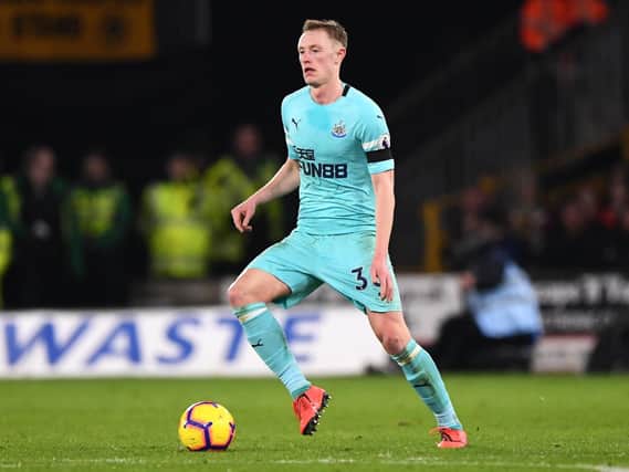 Sean Longstaff in action for Newcastle at Wolves. Picture: Stu Forster/Getty Images