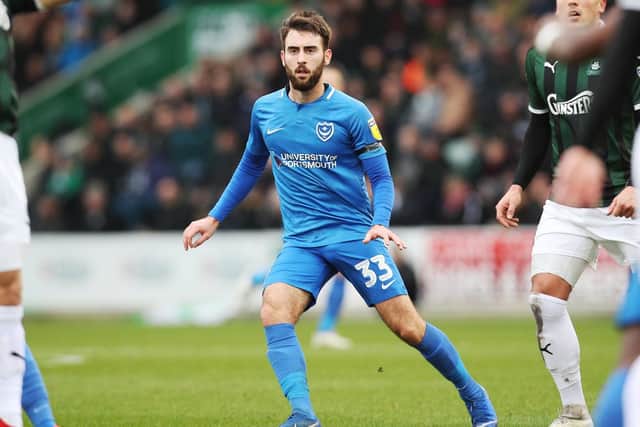 Pompey midfielder Ben Close. Picture: Joe Pepler.