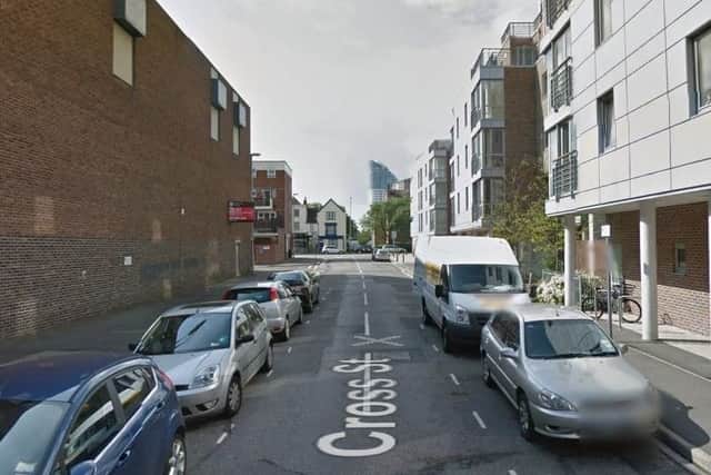 There were three reports of anti-social behaviour in or around Cross Street in December 2018. Picture: Google Maps PPP-190213-155224001