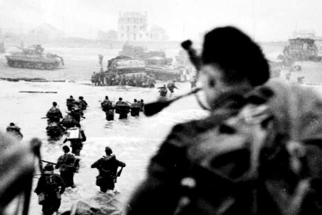Landings on Gold Beach during D-Day on June 6, 1944.  Photo: PA