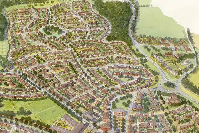 An aerial interpretation of Welborne