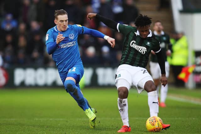 Pompey drew at Plymouth last time out in League One. Picture: Joe Pepler