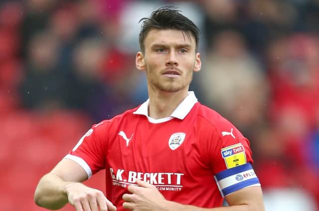 Barnsley striker Kieffer Moore