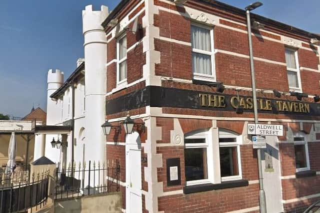 This pub on Somers Road in Southsea dates back to late 19th Century. It features a pair of unusual crenellated towers, a type of rampart usually found on castles. Picture: Google Maps PPP-190215-125224001