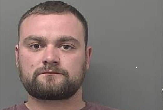 Jamie Nickell, 26, from Lincoln, who has been jailed for four months at Hull Crown Court for his part in an attack on a homeless man in Whitefriargate, Hull in November 2018. Picture: Humberside Police/PA Wire