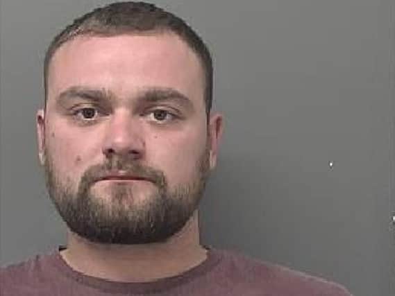 Jamie Nickell, 26, from Lincoln, who has been jailed for four months at Hull Crown Court for his part in an attack on a homeless man in Whitefriargate, Hull in November 2018. Picture: Humberside Police/PA Wire