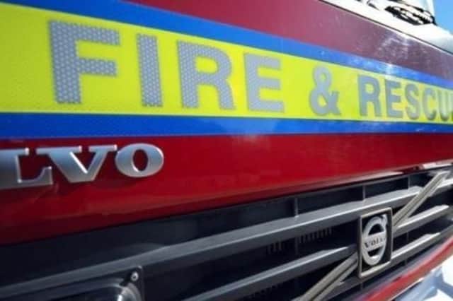 Firefighters were called to bin fires