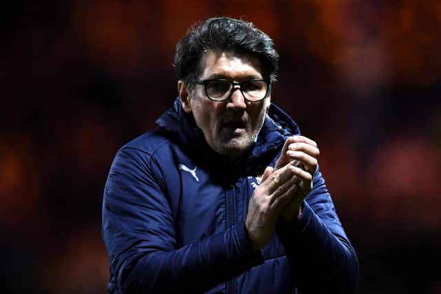 Mick Harford saw his Luton side stretch their unbeaten run to 20 matches with victory at Fleetwood