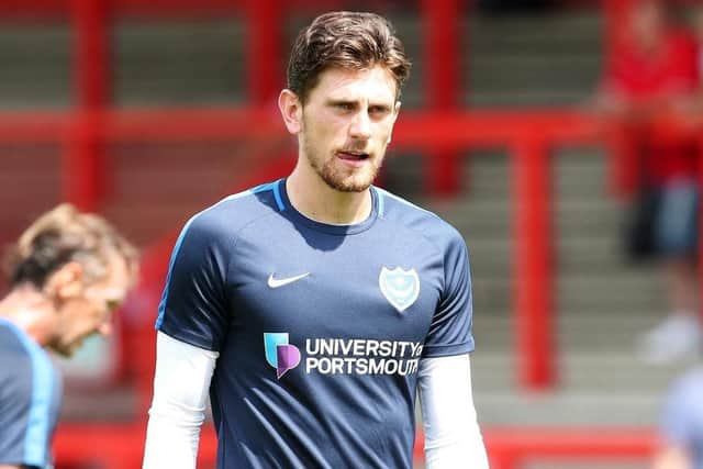 Pompey keeper Luke McGee. Picture: Joe Pepler/ PinPep