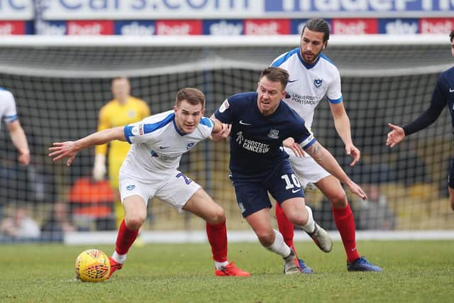 Bryn Morris in action against Southend. Picture: Joe Pepler
