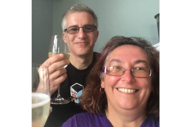 Jeff and Sara Hill, from Hayling Island, were angered on Sunday when Jeff's coat, gloves and wheelchair's left wheel were smeared in dog poo as he went out to use his wheelchair in public for the first time