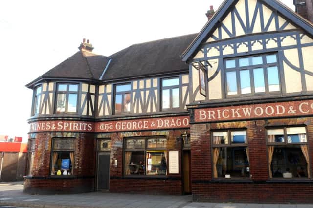 This pub in Kingston Road, Buckland, is yet another one designed by A E Cogswell. It dates back to the 1920s and has mosiac tiling on the exterior.