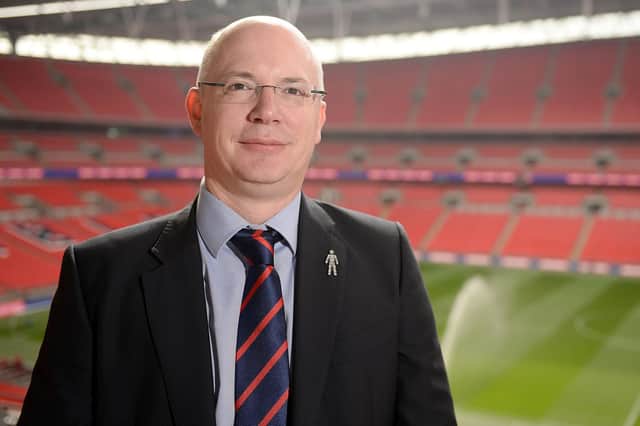 Outgoing Football League chief executive Shaun Harvey.