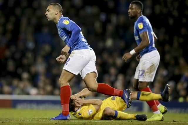 James Vaughan has been accused of an alleged punch on Tom Lockyer.  Photo by Robin Jones/Digital South.