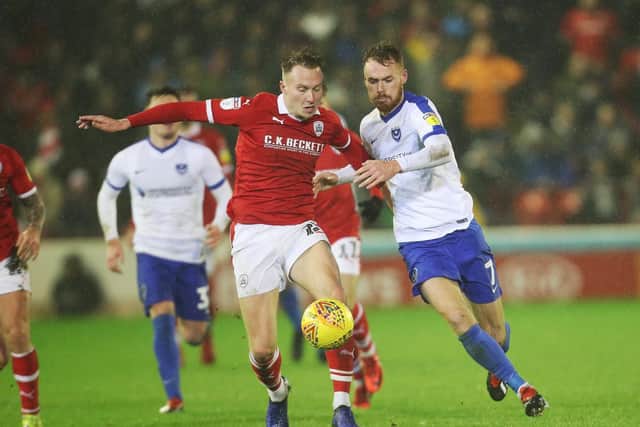 Oakwell's December tussle sparked the catalyst for Barnsley - and the malaise of Pompey. Picture: Joe Pepler