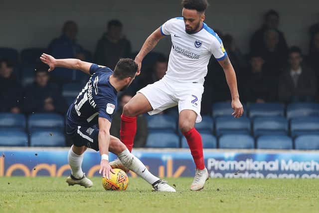 Pompey's Anton Walkes. Picture: Joe Pepler
