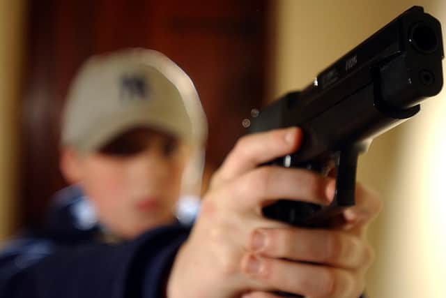 Ten people have reported being shot at by airgun pellets this week. (This is a generic picture)