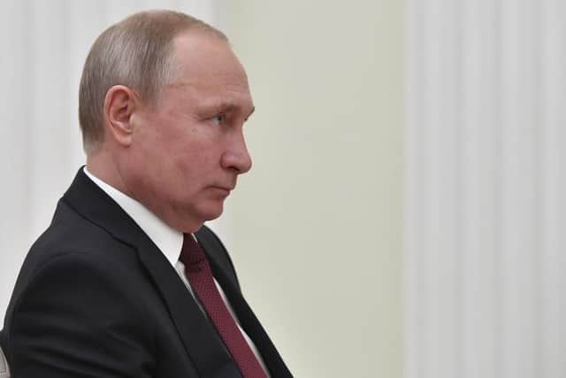Russian President Vladimir Putin. Picture: Yuri Kadobnov/Pool Photo via AP