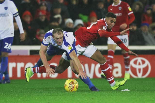 Pompey drew 1-1 with Barnsley at Oakwell in December Picture: Joe Pepler