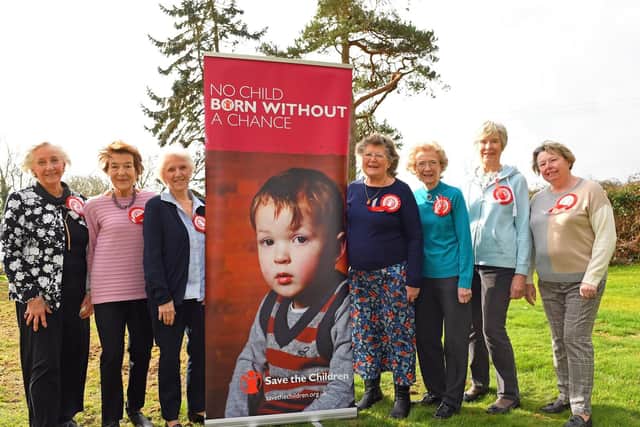 Havant Save the Children volunteers Joan Freemantle, Joan Walters, Maureen Welch, Dr Sheila Gould, Janet Andrews, Pauline Davies and Sue Killner. Picture: Malcolm Wells (190220-3783)