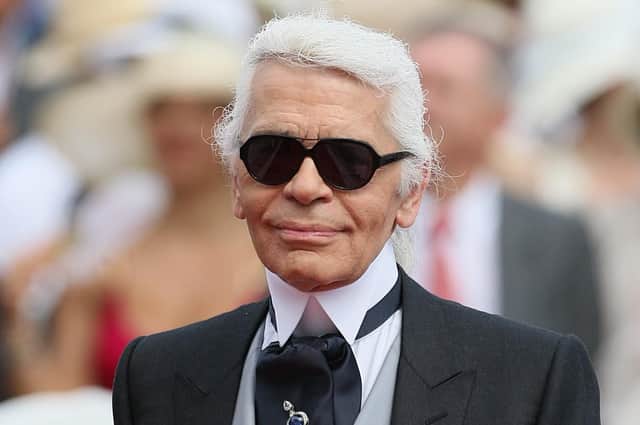 Fashion designer Karl Lagerfeld who has died of pancreatic cancer aged 85