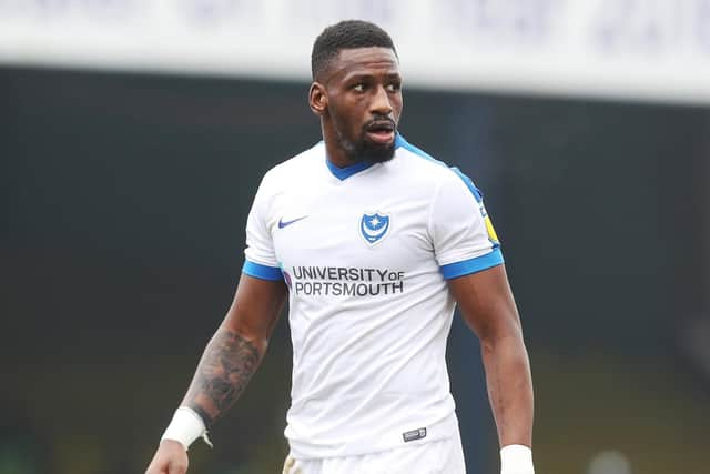 Omar Bogle is revelling in life at Fratton Park. Picture: Joe Pepler