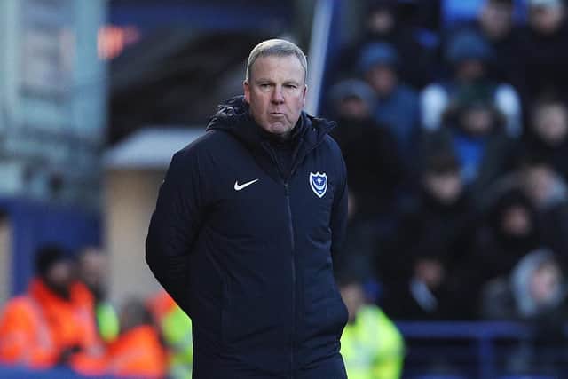 Pompey boss Kenny Jackett. Picture Joe Pepler