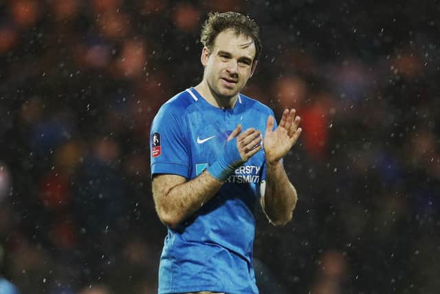 Pompey's Brett Pitman. Picture: Joe Pepler