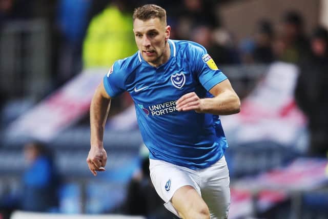 Pompey's Lee Brown. Picture: Joe Pepler