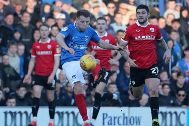 Bryn Morris was disappointed Pompey didn't claim victory over Barnsley. Picture: Sean Ryan