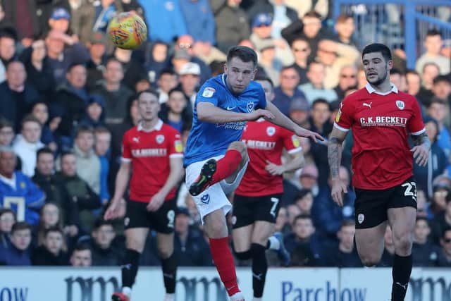 Bryn Morris says Barnsley will be 'feeling fortunate' to leave Fratton Park with a point. Picture: Sean Ryan
