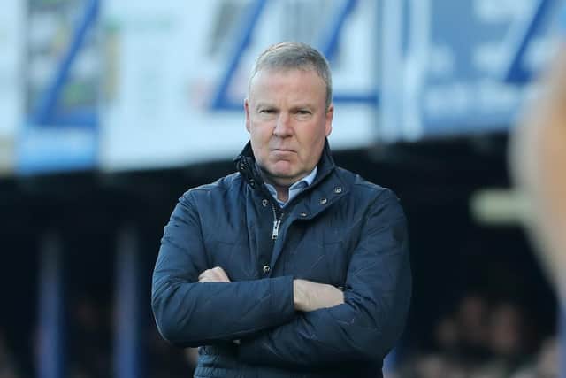 Pompey boss Kenny Jackett. Picture: Sean Ryan
