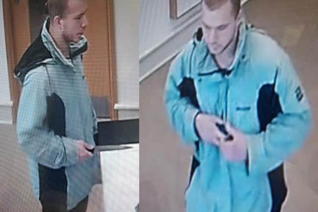 Gambling addict Dylan Smalley was jailed for 40 months after admitting robbery and threatening Portsmouth TSB branch clerks with a knife in a 450 robbery on October 23 in 2018. Picture: Hampshire police