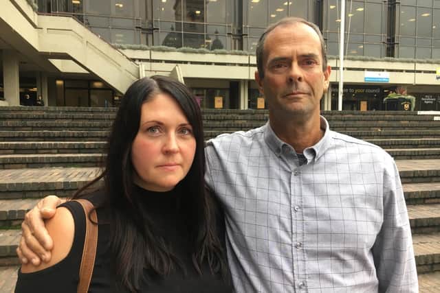 Joanna and Mark Atkins, Tim Atkins sister and brother. Picture: Ben Fishwick