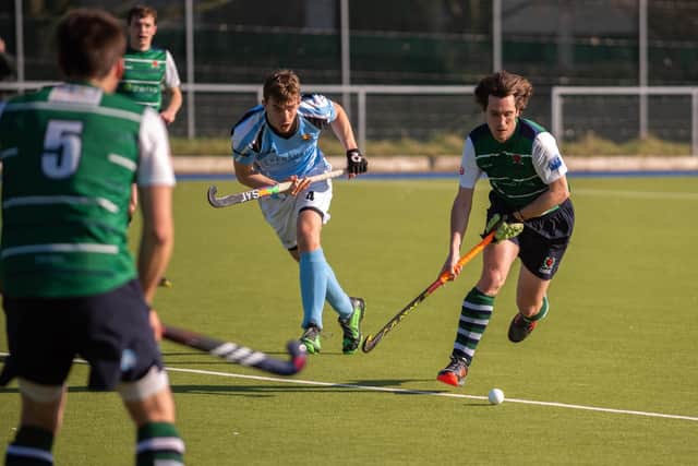 Havant's Craig Duffy in control during the victory against Cardiff & Met. Picture: Vernon Nash (230219-093)
