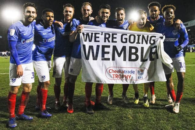 Pompey are going back to Wembley. Photo by Daniel Chesterton/phcimages.com