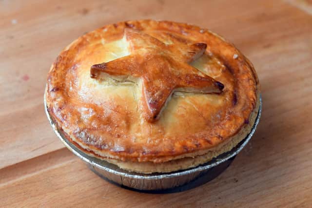 The winning pie 
Picture: Malcolm Wells (190227-4441)