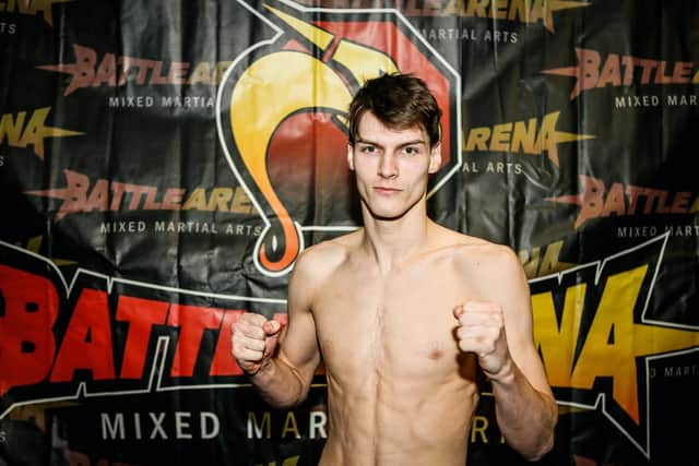 Alex Bodnar ahead of his fight on Battle Arena 54. Picture: Marc Moggridge/ Burghley Images/ Battle Arena