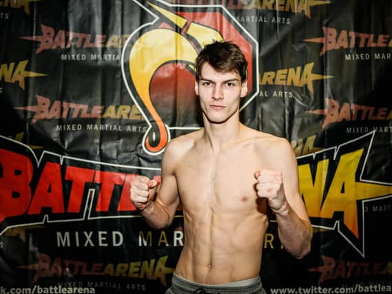 Alex Bodnar ahead of his fight on Battle Arena 54. Picture: Marc Moggridge/ Burghley Images/ Battle Arena