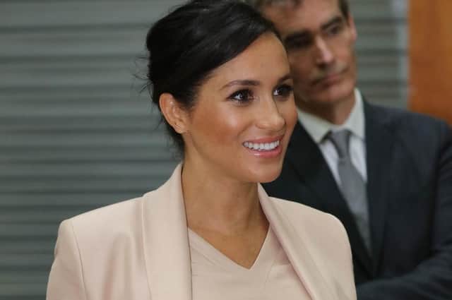 Vanity Fair claimed that Meghan had told 'friends' she wants her baby to be raised in a gender-neutral way. Picture: Jon Bond/The Sun/PA Wire
