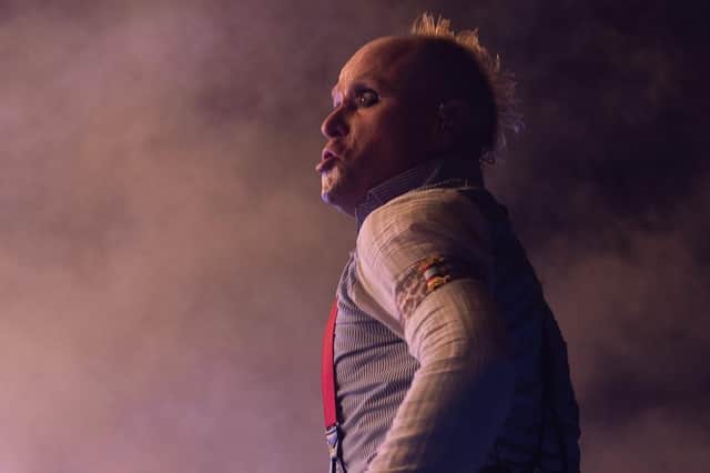 Keith Flint performing during The Prodigy set at Victorious Festival 2018. Picture: Vernon Nash (_DF73316)
