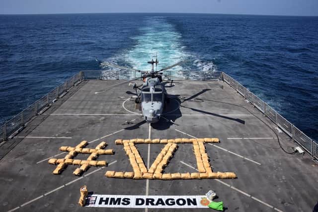 HMS Dragon deals another blow to the drugs trade