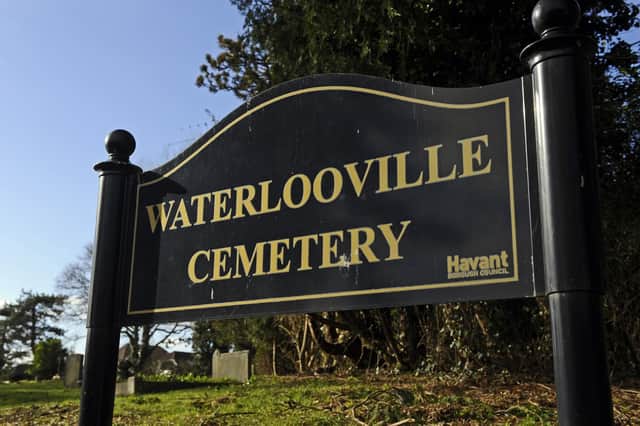 Waterlooville Cemetery. Picture: Malcolm Wells (180202-5150)