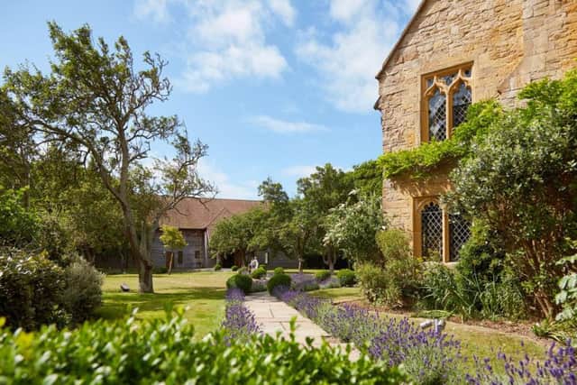 Bailiffscourt Hotel is built in the medieval style.