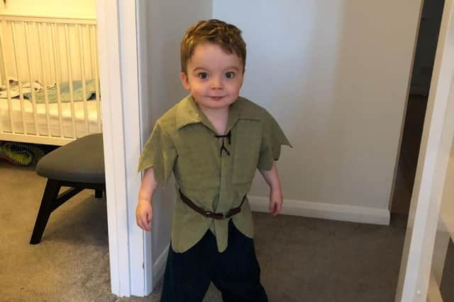 Eddie Morton, 1, from Swanmore, dressed as Peter Pan