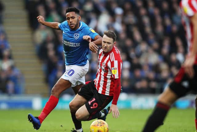 Kenny Jackett has no qualms keeping Nathan Thompson in his Pompey side, despite the contract situation. Picture: Joe Pepler