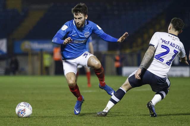 Pompey midfielder Ben Close Picture: Daniel Chesterton