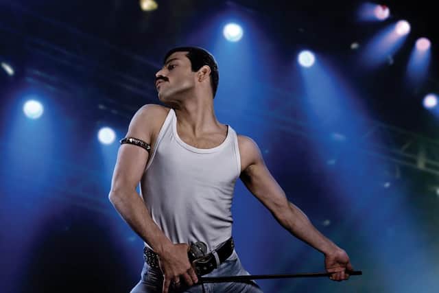 Rami Malek as Freddie Mercury in Bohemian Rhapsody PA Photo/Twentieth Century Fox Film Corporation/Alex Bailey.